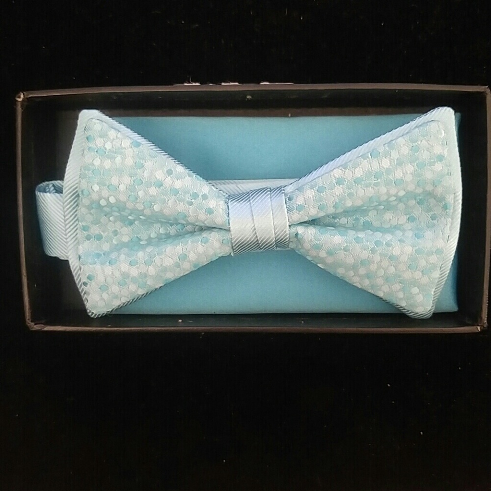 MEN'S LARR BRIO BOW TIE AND HANKY SET